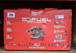 A Milwaukee M18 165mm circular saw (CCS550-0).