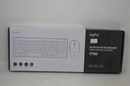 Sixteen boxed as new Inphic V788 Bluetooth Keyboard and Mouse Combos.