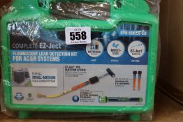 An as new Spectroline EZ-Ject Complete Leak Detection Kit (Fluorescent leak detection kit for AC&R