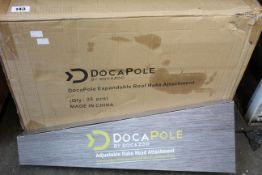 Twenty four boxed as new DocaPole adjustable rake head attachments (Compatible with any DocaPole