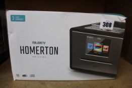 A boxed Majority Homerton Internet Radio, DAB Radio & CD Player Music System (Bluetooth &
