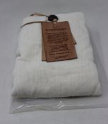 An as new Caravana Kaanche Natural and Net Sustain tasseled cotton-gauze hooded cape in natural (One