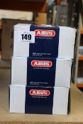 Six boxes of Abus 64TI/40 Titalium padlocks (12 items per box).