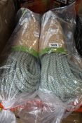 Two as new Edelrid Parrot 9.8mm - 40m climbing ropes.
