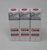 Twelve Dragonfly CBD Oral Drops 1000mg/10ml Natural Flavour (Exp: 02/2023).