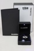 A Glamira men's classic 925 silver band (size 19.8) with certificate of authenticity dated 16.02.