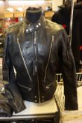 An as new Diesel L-Koji leather jacket (M).