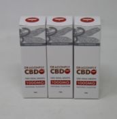 Twelve Dragonfly CBD Oral Drops 1000mg/10ml Natural Flavour (Exp: 02/2023).