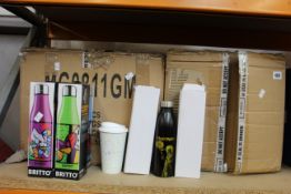 A large quantity of reusable drinking bottles, flasks, cups and related items (Approximately 100