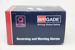 A boxed as new Brigade SA-BBS-107 A1400 White Sound Reversing Alarm (12-24Vdc - 87-107dB(A)).