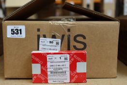 Fifty boxed as new Jaguar Iwis upper engine oil pump chains 50036953.