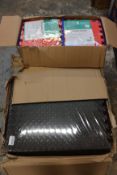 Five as new Edukit XL foam mats (4 tiles per pack) and six as new Assemble Mat foam tiles (16 per