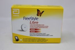 Twenty four boxed as new Abbott FreeStyle Libre Sensors (Flash Glucose Monitoring Systems, 31/03/