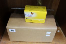 Nine boxed as new Abbott Freestyle Libre Sensors (30/06/2022).