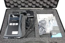 A Batlogger M Bat Detector with case and accessories.
