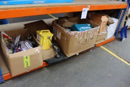 A quantity of mainly industrial related items to include specialized hand tools, a Makita Angle