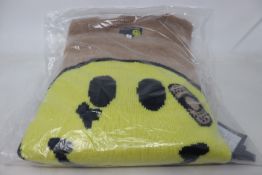 An as new Natasha Zinko x Duo LTD Smile Intarsia rib-trimmed jumper (XS - RRP £312).