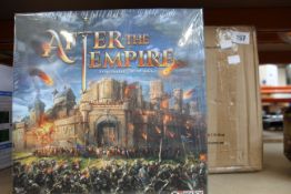 Three boxed as new Grey Fox Games - After The Empire Board Games.