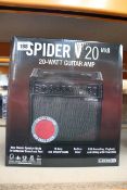 A boxed as new Line 6 - Spider V 20 MkII Guitar Amp (Limited Edition Red Grill Cloth).