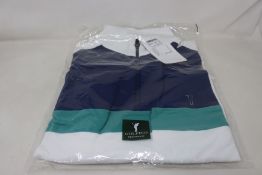 Two as new Golfino Tech 1/2 zip midlayer golf tops (Both UK 38/unisex M - RRP £90 each).