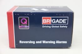 A boxed as new Brigade SA-BBS-107 A1400 White Sound Reversing Alarm (12-24Vdc - 87-107dB(A)).