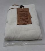 An as new Caravana Kaanche Natural and Net Sustain tasseled cotton-gauze hooded cape in natural (One