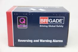 A boxed as new Brigade SA-BBS-107 A1400 White Sound Reversing Alarm (12-24Vdc - 87-107dB(A)).