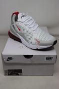 A pair of as new Nike Air max 270 (UK 7.5).