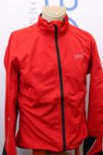 An as new GORE C5 Gore-Tex Active jacket in red/black (EU XXL).