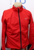 An as new GORE C5 Gore-Tex Active jacket in red/black (EU XXL).