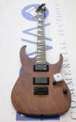 A boxed as new Ibanez GRG121DX GIO, Walnut Flat Electric Guitar.