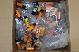 A quantity of Eternal Ink 1 ounce bottles in various colours and a small quantity of Dynamic Color