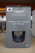An Aston Martin Automatic Battery Charger and Maintainer.