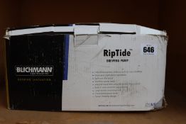 A boxed Blichman RipTide brewing pump.