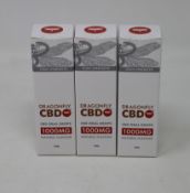 Twelve Dragonfly CBD Oral Drops 1000mg/10ml Natural Flavour (Exp: 02/2023).