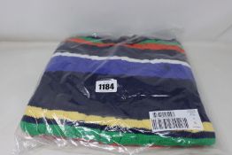 An as new Polo Ralph Lauren striped cable-knit jumper (S).