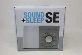 A boxed as new Sound+Sleep SE adaptive sound sleep therapy system (ASM-1005).