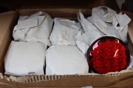 Twenty-four as new Hella 344 200 LED lights (Red) (2NE 344.200-09).