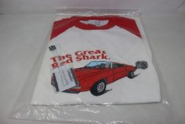 An as new Natasha Zinko x Duo Ltd Car Raglan T-shirt (L - RRP £157).