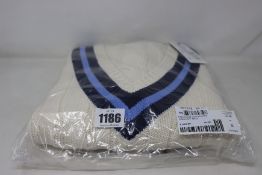 An as new Ralph Lauren Polo cricket cable knit jumper (S).