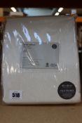 Two packs of as new West Elm linen cotton pole pocket blackout curtains (48 x 84 in).