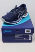 A pair of as new Gel-Kayano 27 trainers (UK 7.5).