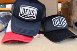 Twenty assorted as new Deus Ex Machina trucker caps (RRP £25 each).