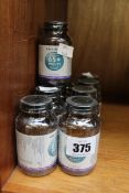 Nine sealed Viridian 65+ multi supplements (60 capsules per jar).
