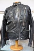 An as new Diesel Hardstyle leather jacket (XL).