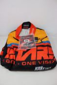 An as new Alpinestars MNX-9 V2 Graphic 2 suit (EU 56).