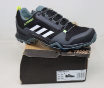 A pair of as new Adidas Terrex AX3 GTX (UK 11).