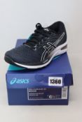A pair of women's as new Asics Gel-cumulus 22 trainers (UK 4.5).