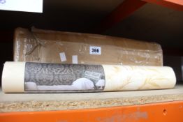 Five rolls of as new Palazzo Wallpaper Gallery Wallcoverings - Mansion G67651.