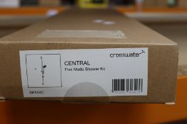 A Crosswater Central Five Mode Shower Kit (SK984C).
